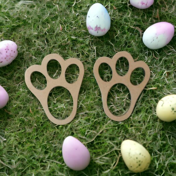 Easter Bunny Footprint Stencil NZ