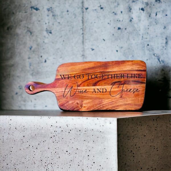 Engraved chopping board