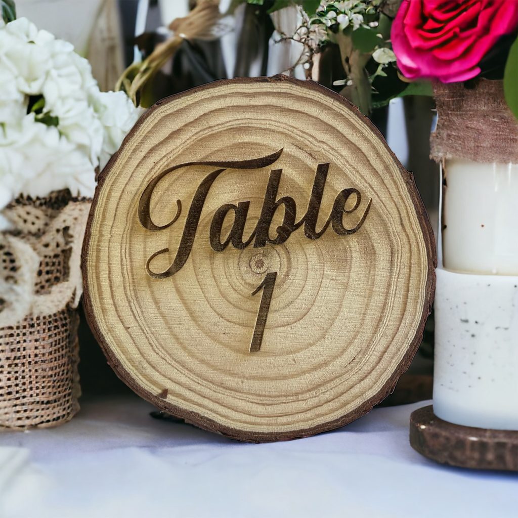 Wedding table numbers nz