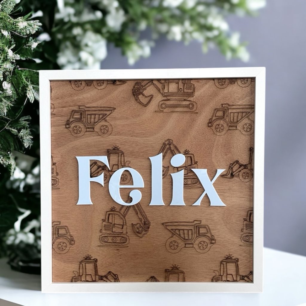 name wall decor, personalised gifts