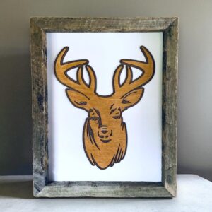 Rustic art nz sika deer