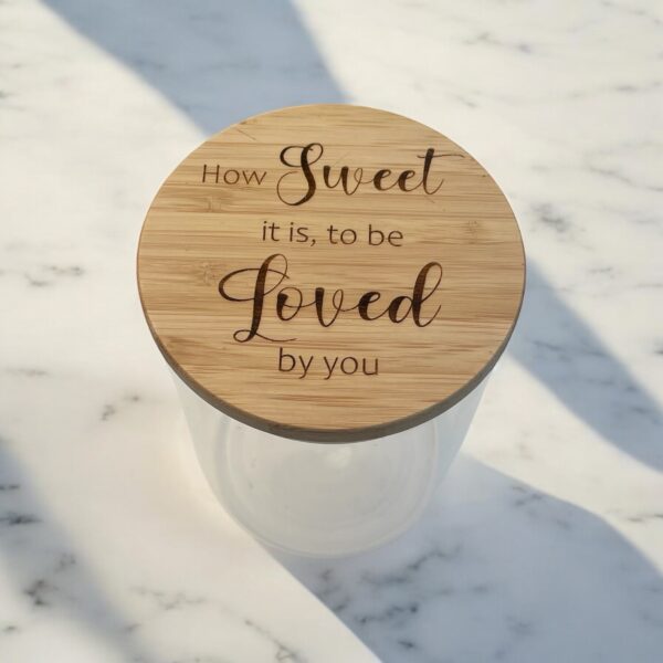 How Sweet it is to be Loved by you Lolly Jar