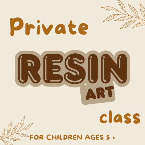 private resin art class for children Whangarei