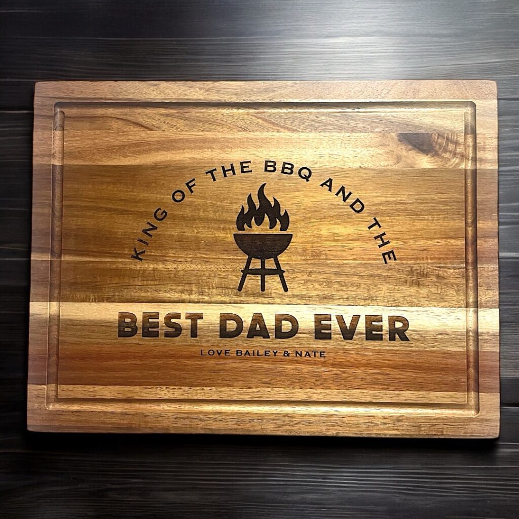 personalised Chopping Board for dad nz