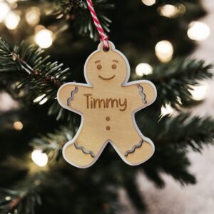 Gingerbread Man Personalised Decoration